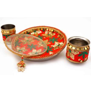 Perfect Patterns Karwachauth Set