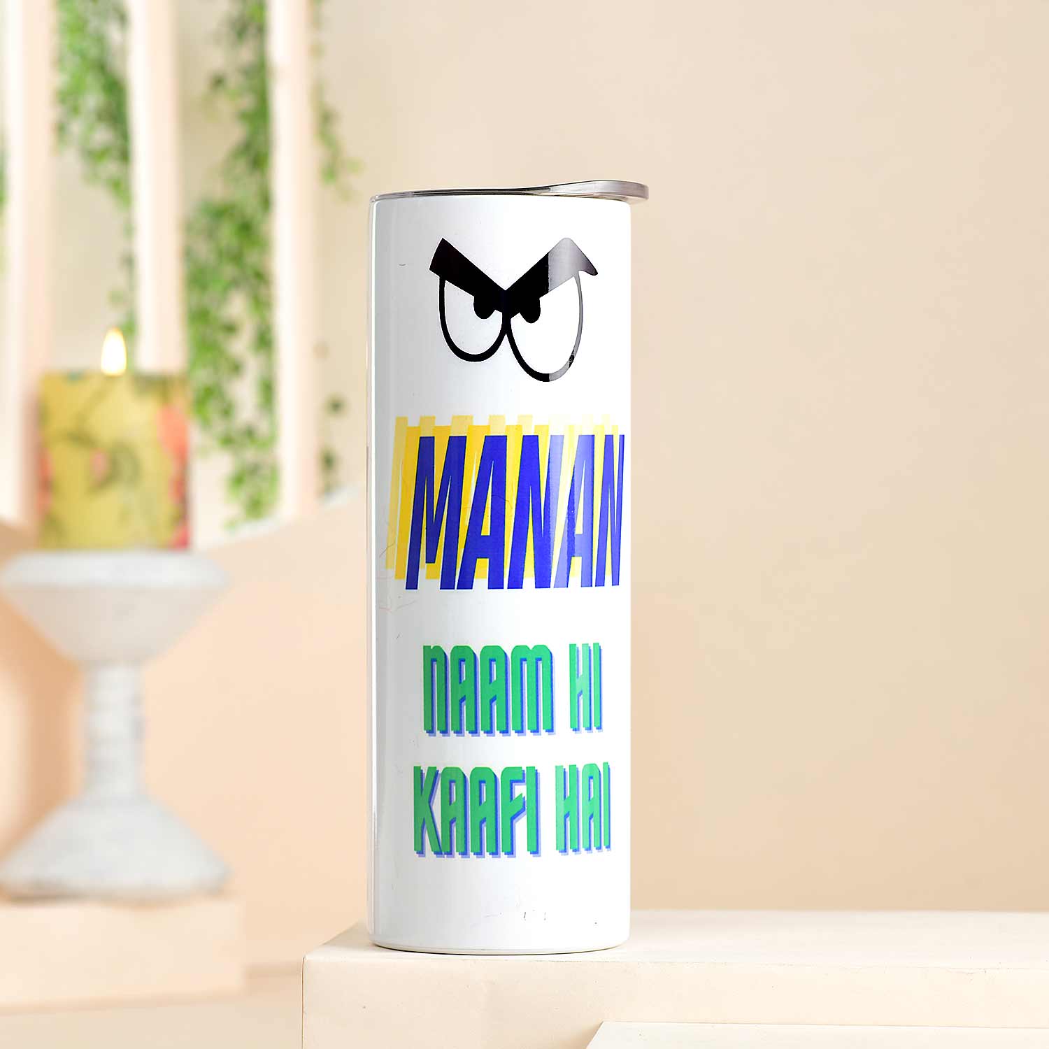 Personalized Naam hi kaafi hai flask with Name