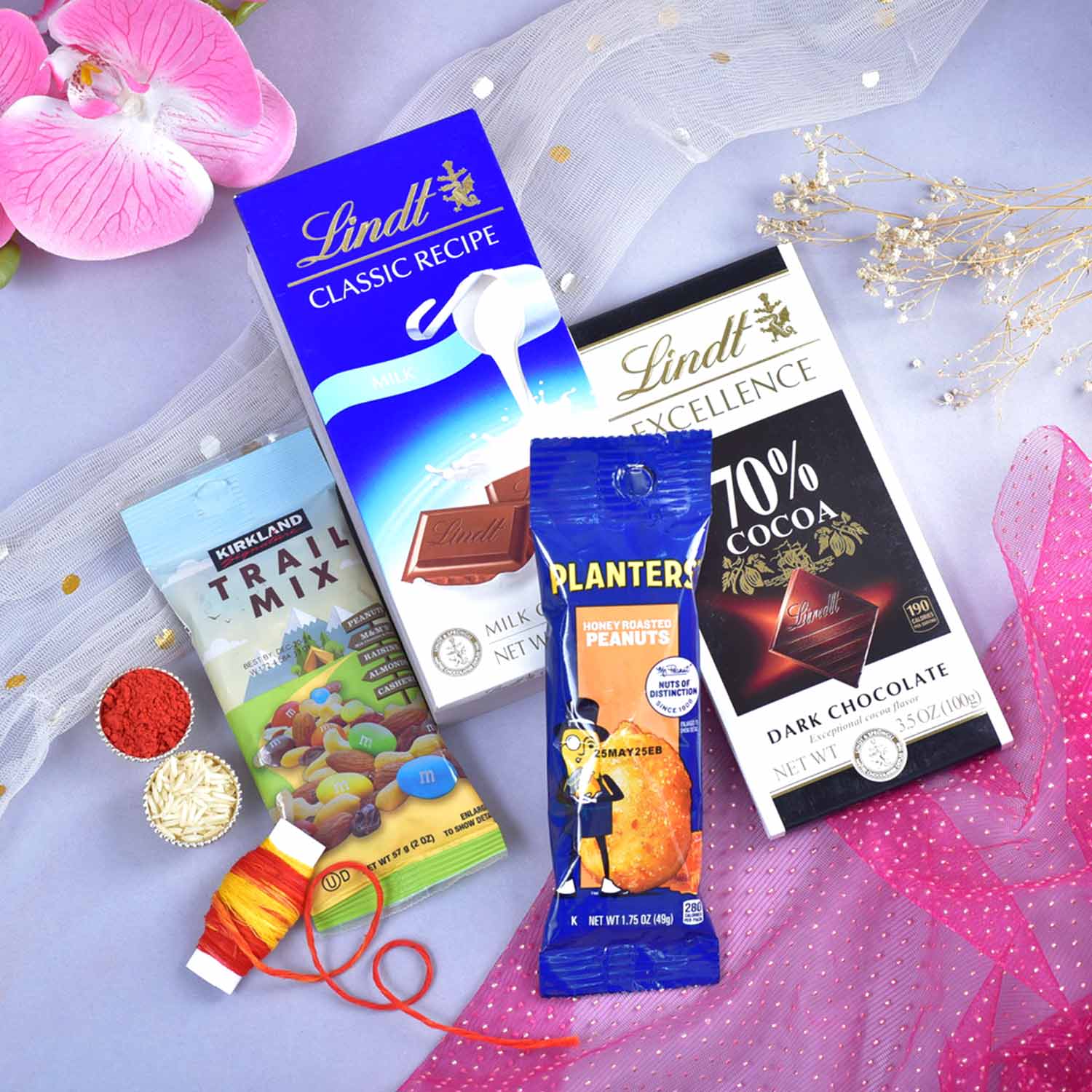 Bhai Dooj Hamper with Chocolates and Dryfruits